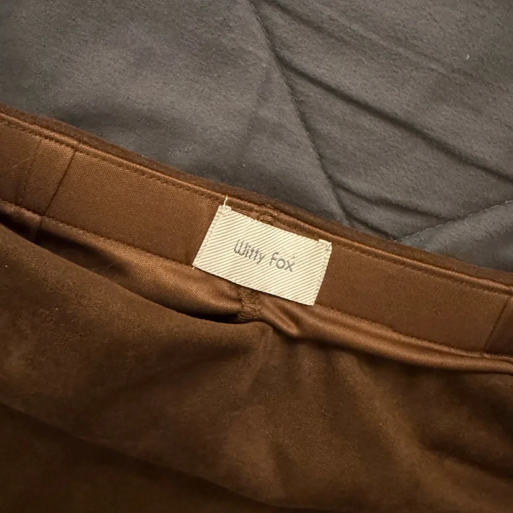 Elegant Brown Women's Stretch Skort